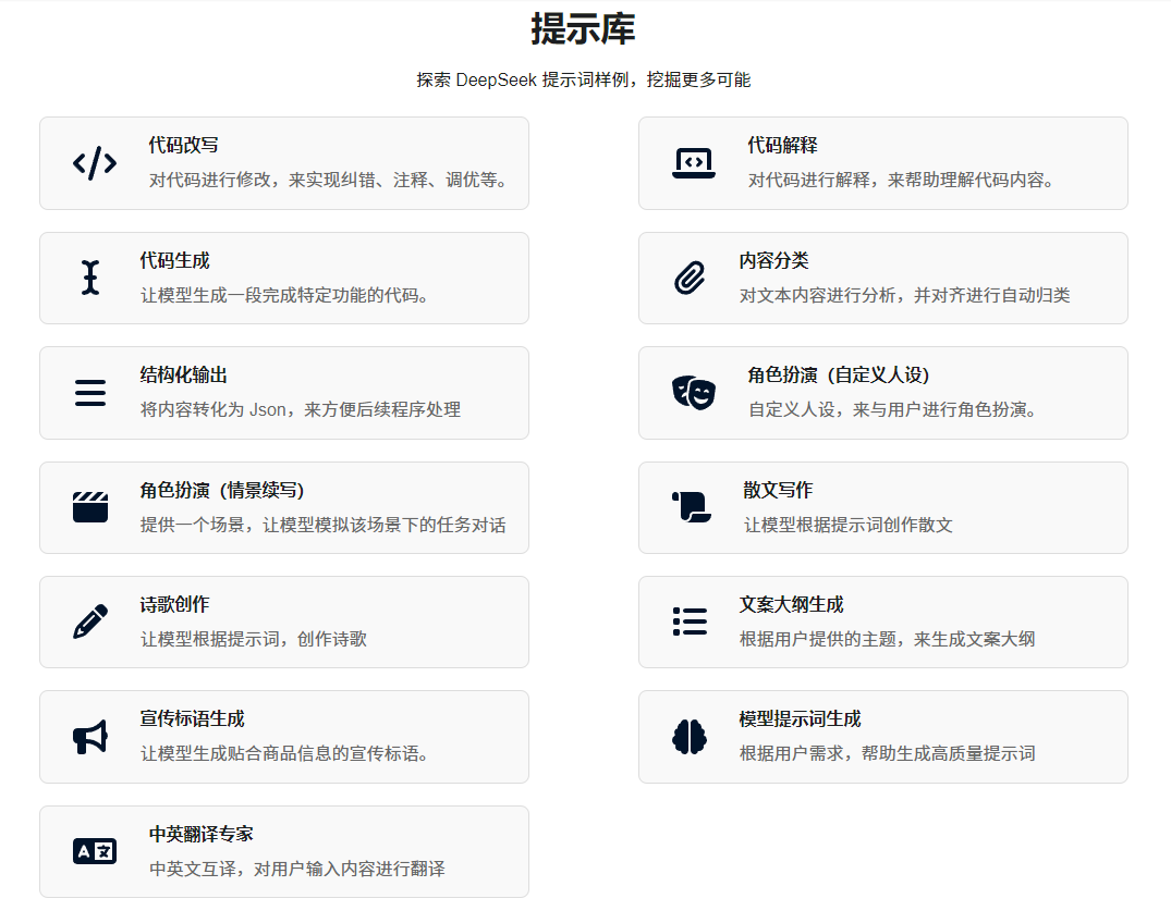 DeepSeek官方提示词库来了！90%的人都不知道的13个王炸技巧，赶紧收藏！